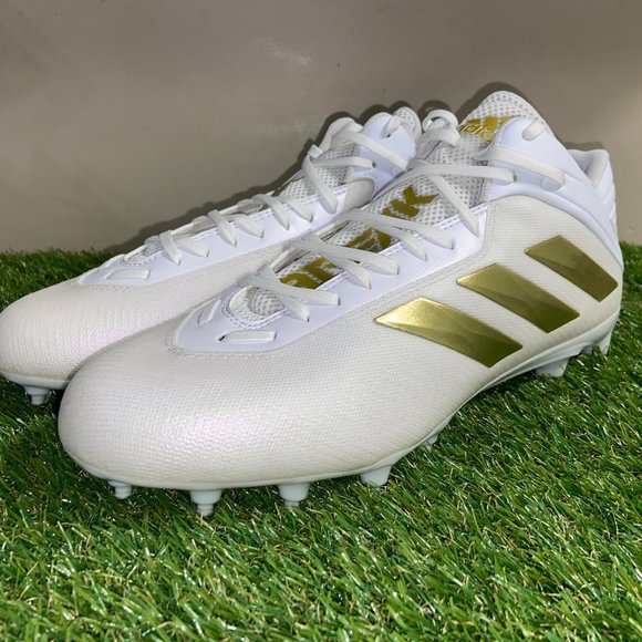 Adidas Freak Bounce Football Cleats Shoes GZ0722 White Gold Men Size 13 NEW main image 6